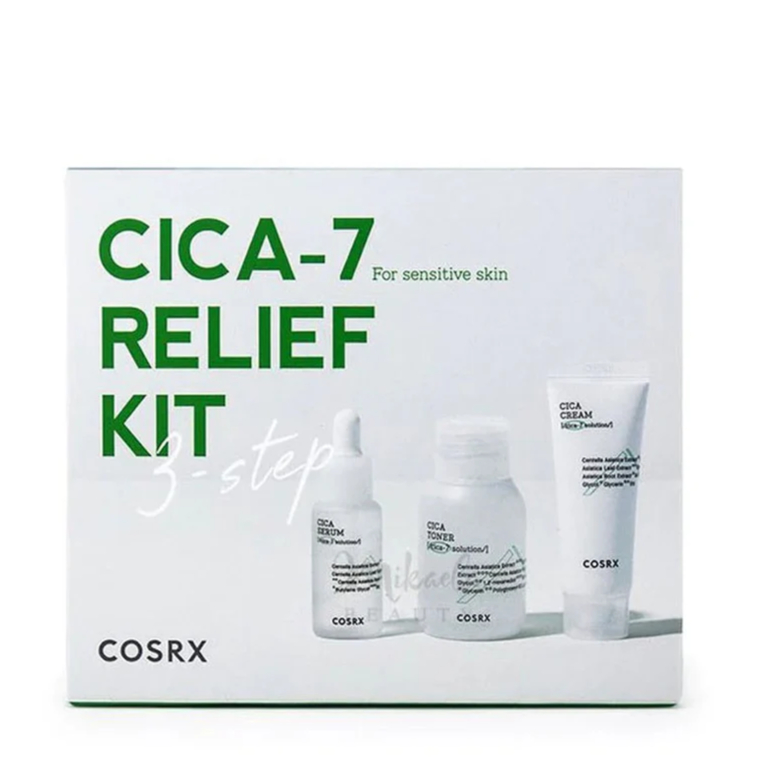 کیت 3 مرحله‌ای سیکا 7 کوزارکس | ترمیم‌کننده، ضدالتهاب و مخصوص پوست‌های حساس | اصل کره