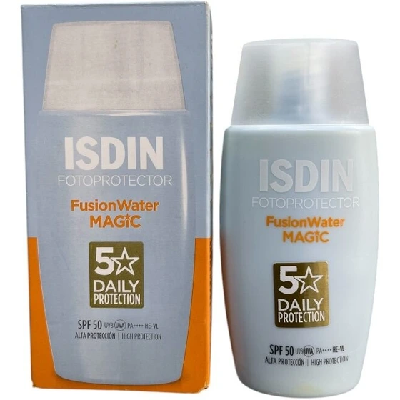 ضد آفتاب فیوژن واتر مجیک SPF50 حجم ۵۰ میل بی رنگ | اورجینال