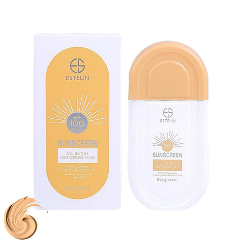 کرم ضد آفتاب رنگی استیلن، SPF 100، حجم 100 میلیلیتر | تضمین اصالت کالا