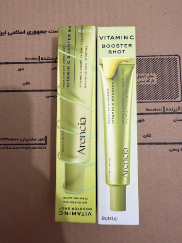 بوستر سرم روشن کننده و ضدلک دورچشم و صورت ویتامین سی آرنسیا 30 میل (Vitamin C Booster Shot) اورجینال- انقضا ۲۰۲۹