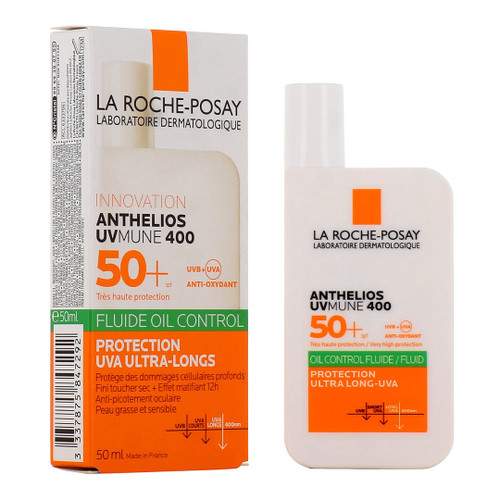 ضد آفتاب فلوئیدی لاروش پوزای spf 50 مخصوص پوست چرب حجم ۵۰ میل اورجینال | ضمانت اصالت کالا
