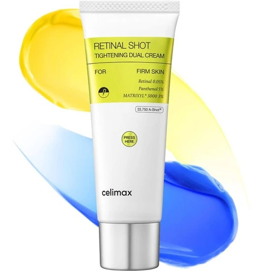 کرم جدید دوگانه (دورنگ)  سلیمکس  رتینال شات حجم ۵۰ میل ضد چروک و جوانساز اورجینال