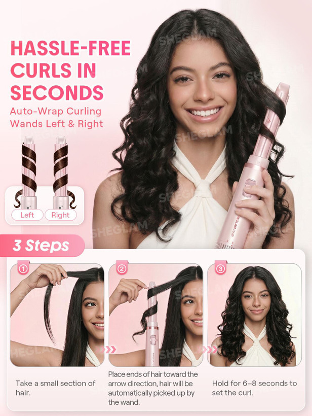 سشوار و حالت دهنده مولتی استایلر شیگلم SHEGLAM Blowout Bliss All-In-One Multi-Styler | استایلر چندکاره 5 در 1 مو اورجینال -تضمین اصالت کالا