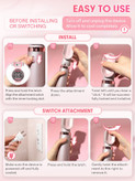 سشوار و حالت دهنده مولتی استایلر شیگلم SHEGLAM Blowout Bliss All-In-One Multi-Styler | استایلر چندکاره 5 در 1 مو اورجینال -تضمین اصالت کالا