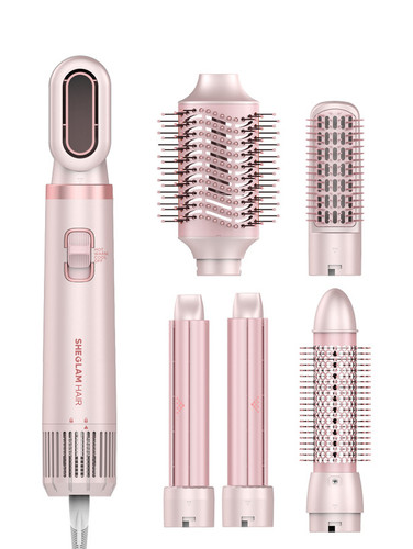 سشوار و حالت دهنده مولتی استایلر شیگلم SHEGLAM Blowout Bliss All-In-One Multi-Styler | استایلر چندکاره 5 در 1 مو اورجینال -تضمین اصالت کالا