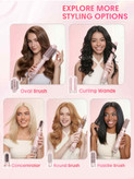 سشوار و حالت دهنده مولتی استایلر شیگلم SHEGLAM Blowout Bliss All-In-One Multi-Styler | استایلر چندکاره 5 در 1 مو اورجینال -تضمین اصالت کالا