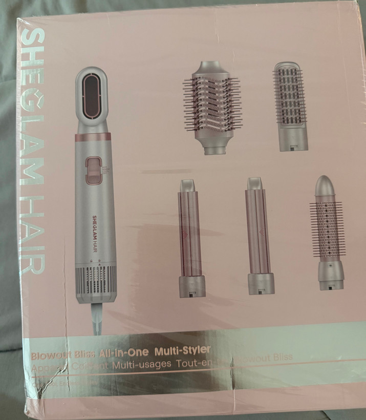 سشوار و حالت دهنده مولتی استایلر شیگلم SHEGLAM Blowout Bliss All-In-One Multi-Styler | استایلر چندکاره 5 در 1 مو اورجینال -تضمین اصالت کالا